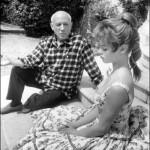 Pablo Picasso e Brigitte Bardot – 1956