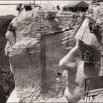 La costruzione delle statue al monte rushmore – 1939
