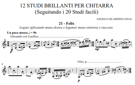 Studi brillanti Gilardino