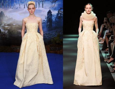 Elle-fanning-Georges-Hobeika-Couture-premiere-maleficient-catwalk-model