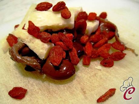 Chiocciole di peperone al forno con acciughe e bacche di Goji: la sfida che va presa di petto