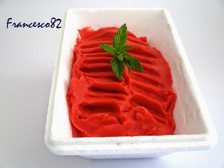 Sorbetto alla fragola