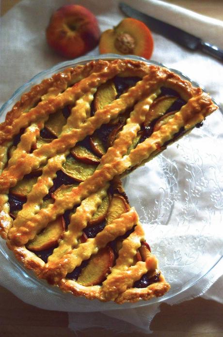 Crostata di pesche