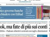 Rassegna stampa giugno 2014: prime pagine principali quotidiani nazionali