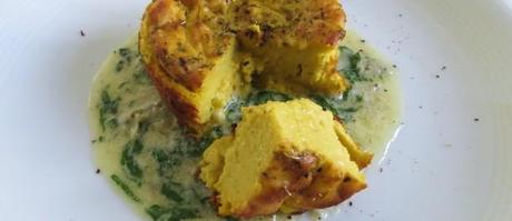 flan di ceci e verdure e verzin di vacca occelli