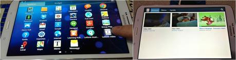 Recensione di alcuni programmi del Samsung Galaxy Tablet 3 8.0 redcoon.it