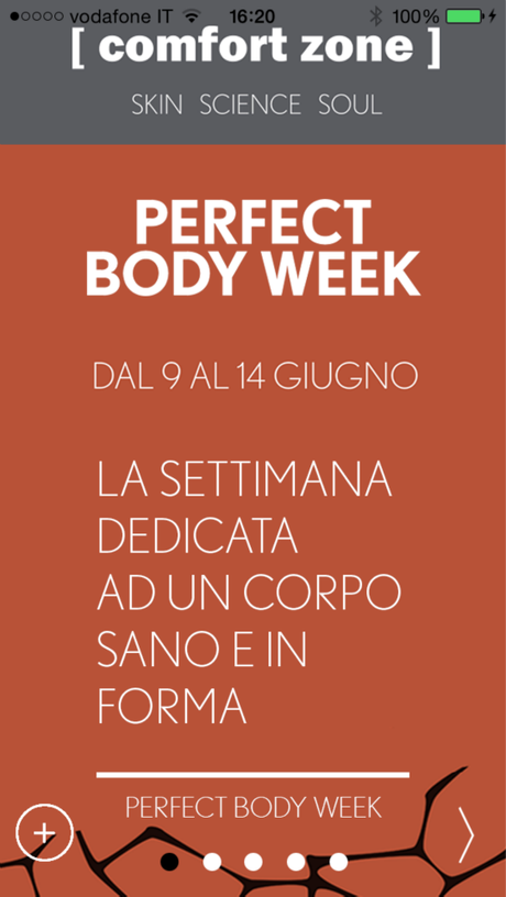 Comfort Zone - Perfect Body Week: vi racconto il vostro appuntamento