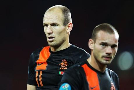 Arjen Robben e Wesley Sneijder