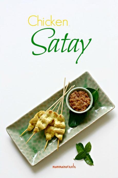 Chicken Satay e la Red Curry Paste