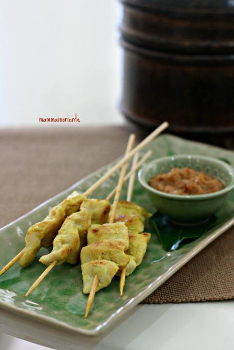 Chicken Satay e la Red Curry Paste