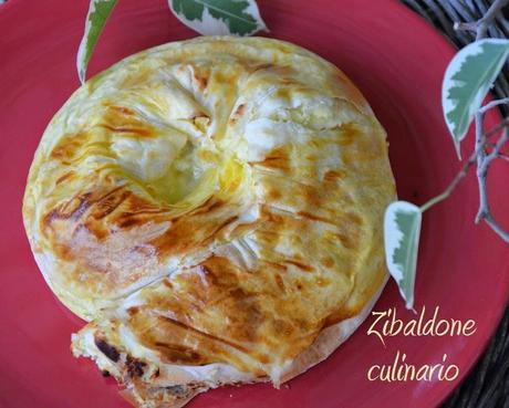 banitsa rotolo con pasta fillo