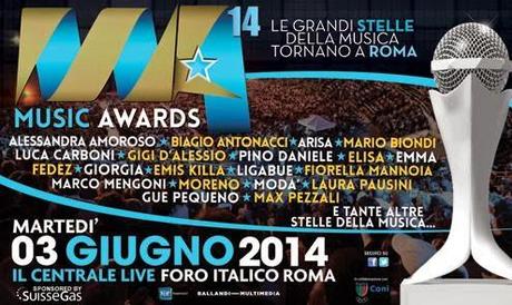 MUSIC AWARDS 2014: SHOW SENZA MORDENTE, NE' CARNE NE' PESCE. O SI CAMBIA O SI CHIUDE...