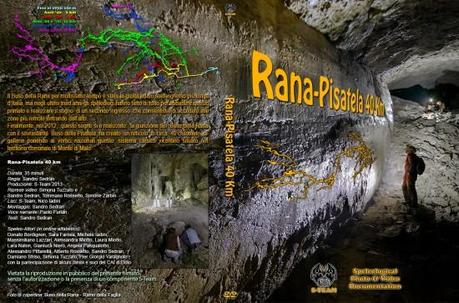 Documentario “Rana-Pisatela 40km” davanti l’ingresso della grotta