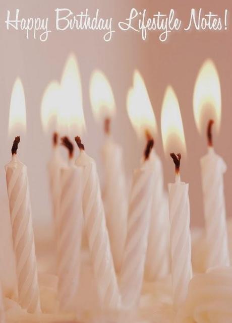 Happy Birthday Lifestyle Notes: da cinque anni a farmi/vi compagnia