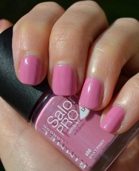 Rimmel London Smalto Salon PRO with Lycra 650 Winky Pinky