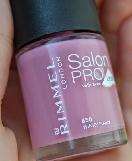 Rimmel London Smalto Salon PRO with Lycra 650 Winky Pinky