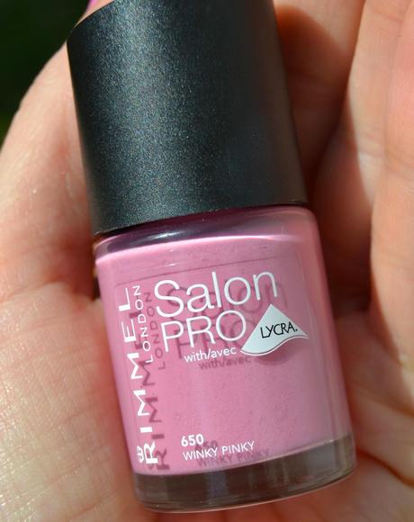 Rimmel London Smalto Salon PRO with Lycra 650 Winky Pinky