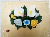 Idee regalo- Quadro floreale handmade