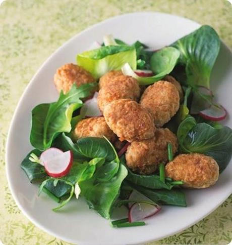 polpette di fiocchi di avena e formaggio