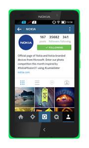 Instagram arriva su Nokia X