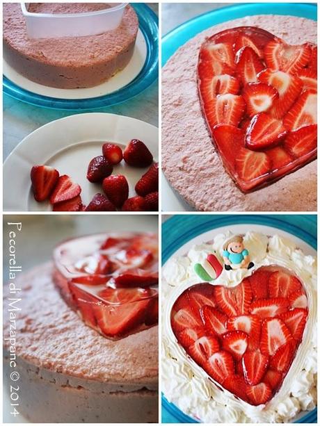 Torta mousse alla fragola