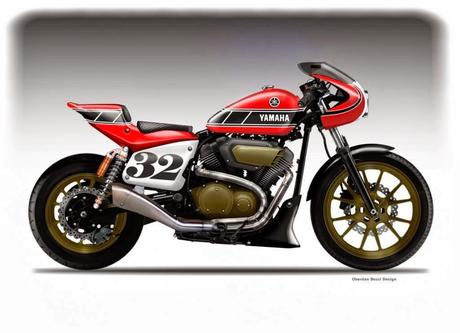 Design Corner - Yamaha XV 950R Low Ride Study by Oberdan Bezzi
