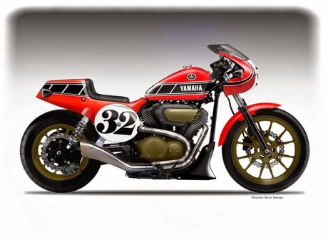Design Corner - Yamaha XV 950R Low Ride Study by Oberdan Bezzi