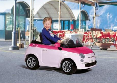 Fiat 500 pink mamme a spillo