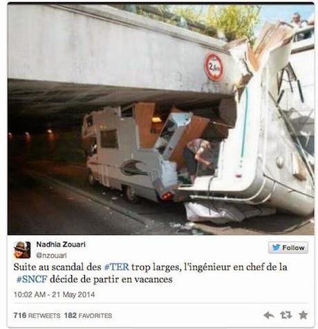 Un VERO #Epicfail - SNCF (Ferrovie francesi) visto da Twitter :-)