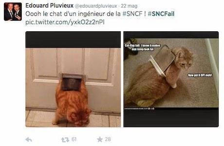 Un VERO #Epicfail - SNCF (Ferrovie francesi) visto da Twitter :-)