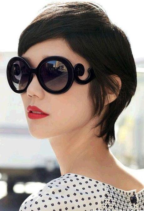 Prada - round sunglasses ss14