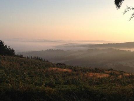 Nebbia nelle valli galiziane