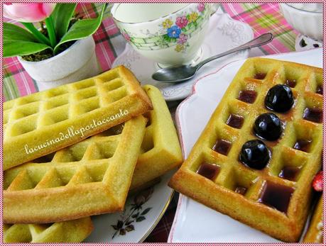 Gaufre dolci guarnite