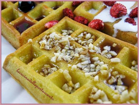 Gaufre dolci guarnite