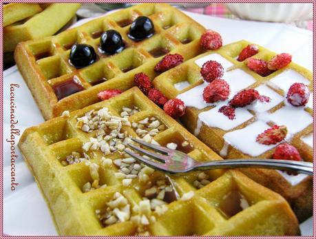 Gaufre dolci guarnite