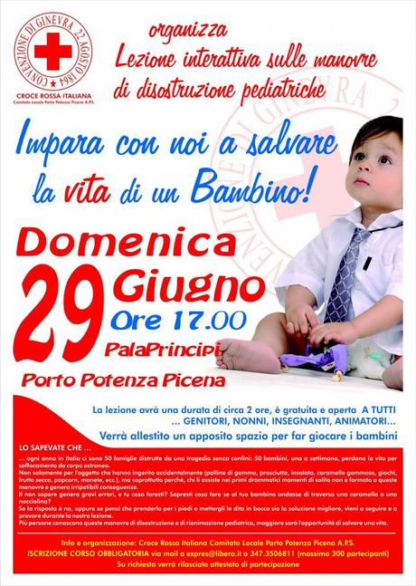 Disostruzione pediatrica: nuovo appuntamento a Potenza Picena (Mc)