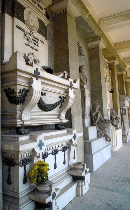 Cimitero di San Cataldo, Modena – I grandi porticati.