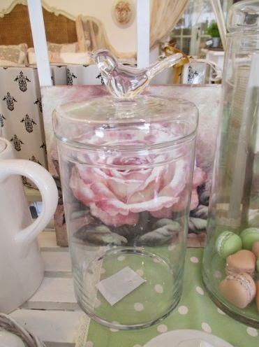 Barattoli shabby chic, che amore!