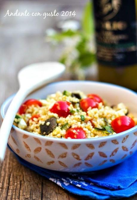 Bulgur speziato vegetariano per la Cucina dell'Extravergine.