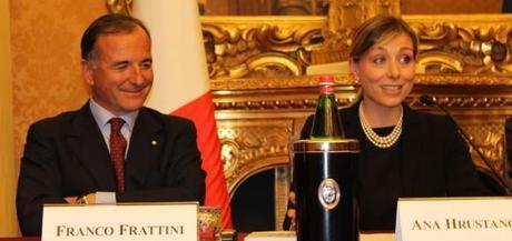 Italia, Serbia e UE: la conferenza a Montecitorio ana hrustanovic franco frattini isag
