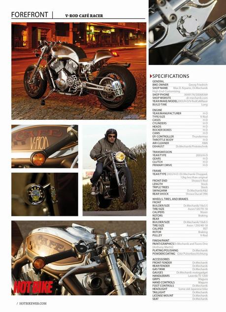 Harley V-Rod Cafè Racer by Dr.Mechanik