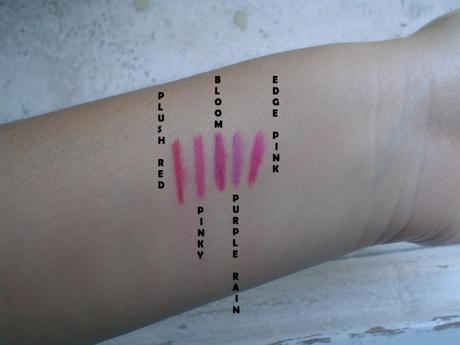 Swatches: NYX Butter Lipstick, Macaron lippie, Lip liner