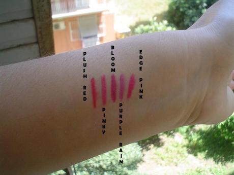 Swatches: NYX Butter Lipstick, Macaron lippie, Lip liner