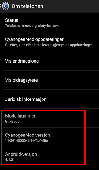 Cyanogenmod porta Android 4.4.3 Kitkat su Samsung Galaxy S4, Galaxy Note 3, Galaxy S3, Galaxy S2 e Galaxy Note 2 e molti altri...