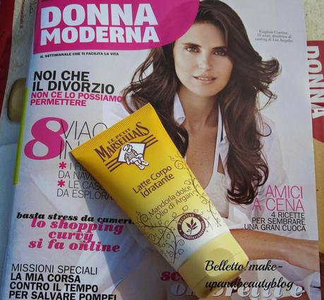 Edicolando in bellezza: Donna Moderna regala la minitaglia del latte idratante corpo Le Petit Marseillais con Mandorle dolce e olio di Argan!