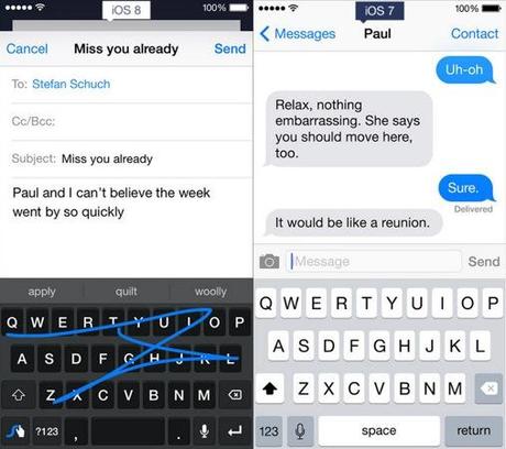 iOS-7-vs-iOS-8-Clavier-Alternatif