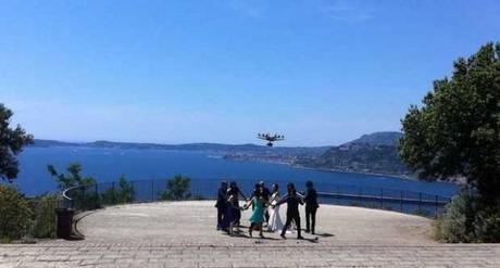 matrimonio con drone