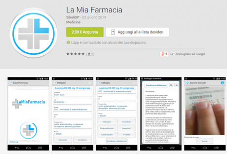 La Mia Farmacia App Android su Google Play 600x408 La mia Farmacia: addio foglietto illustrativo grazie ad Android applicazioni  play store google play store 