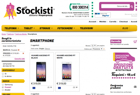 Smartphone Telefonia Mobile Telefonia Huawei Ascend P7 Gli Stockisti Smartphone cellulari tablet accessori telefonia dual sim e tanto altro 600x409 Huawei Ascend P7 disponibile a 319 euro da Glistockisti.it smartphone  huawei ascend P7 