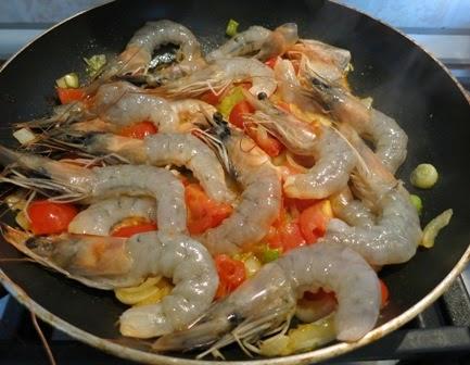 Tagliatelle iperproteiche ai gamberetti